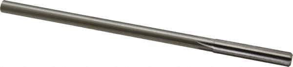 Made in USA - 11/32" High Speed Steel 6 Flute Chucking Reamer - Straight Flute, 0.2792" Straight Shank, 1-1/2" Flute Length, 6" OAL - Apex Tool & Supply