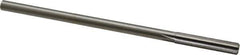 Made in USA - 11/32" High Speed Steel 6 Flute Chucking Reamer - Straight Flute, 0.2792" Straight Shank, 1-1/2" Flute Length, 6" OAL - Apex Tool & Supply