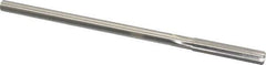 Made in USA - 0.354" High Speed Steel 6 Flute Chucking Reamer - Straight Flute, 0.3105" Straight Shank, 1-3/4" Flute Length, 7" OAL - Apex Tool & Supply