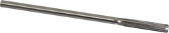 Made in USA - 0.355" High Speed Steel 6 Flute Chucking Reamer - Straight Flute, 0.3105" Straight Shank, 1-3/4" Flute Length, 7" OAL - Apex Tool & Supply