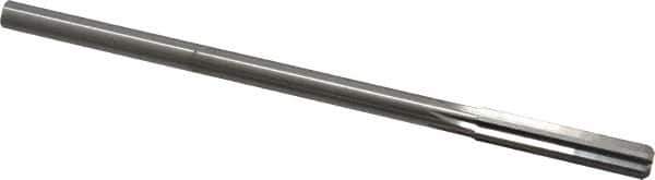 Made in USA - 0.362" High Speed Steel 6 Flute Chucking Reamer - Straight Flute, 0.3105" Straight Shank, 1-3/4" Flute Length, 7" OAL - Apex Tool & Supply