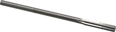 Made in USA - 0.362" High Speed Steel 6 Flute Chucking Reamer - Straight Flute, 0.3105" Straight Shank, 1-3/4" Flute Length, 7" OAL - Apex Tool & Supply