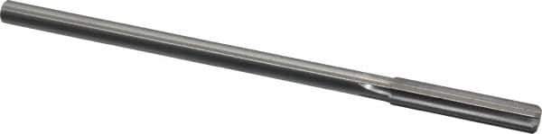 Made in USA - 0.363" High Speed Steel 6 Flute Chucking Reamer - Straight Flute, 0.3105" Straight Shank, 1-3/4" Flute Length, 7" OAL - Apex Tool & Supply