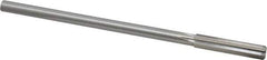 Made in USA - 0.37" High Speed Steel 6 Flute Chucking Reamer - Straight Flute, 0.3105" Straight Shank, 1-3/4" Flute Length, 7" OAL - Apex Tool & Supply