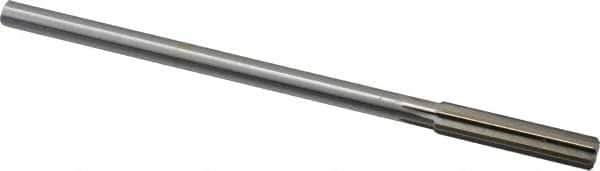 Made in USA - 0.379" High Speed Steel 6 Flute Chucking Reamer - Apex Tool & Supply