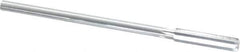 Made in USA - 0.388" High Speed Steel 6 Flute Chucking Reamer - Straight Flute, 0.3105" Straight Shank, 1-3/4" Flute Length, 7" OAL - Apex Tool & Supply