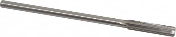 Made in USA - 0.393" High Speed Steel 6 Flute Chucking Reamer - Apex Tool & Supply