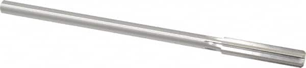 Made in USA - 0.394" High Speed Steel 6 Flute Chucking Reamer - Apex Tool & Supply