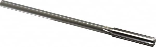 Made in USA - 0.395" High Speed Steel 6 Flute Chucking Reamer - Apex Tool & Supply