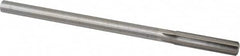 Made in USA - 0.408" High Speed Steel 6 Flute Chucking Reamer - Apex Tool & Supply