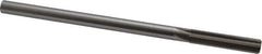 Made in USA - 0.409" High Speed Steel 6 Flute Chucking Reamer - Straight Flute, 0.3105" Straight Shank, 1-3/4" Flute Length, 7" OAL - Apex Tool & Supply