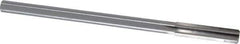 Made in USA - 0.412" High Speed Steel 6 Flute Chucking Reamer - Straight Flute, 0.3105" Straight Shank, 1-3/4" Flute Length, 7" OAL - Apex Tool & Supply