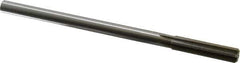 Made in USA - 0.416" High Speed Steel 6 Flute Chucking Reamer - Straight Flute, 0.373" Straight Shank, 1-3/4" Flute Length, 7" OAL - Apex Tool & Supply