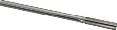 Made in USA - 0.425" High Speed Steel 6 Flute Chucking Reamer - Straight Flute, 0.373" Straight Shank, 1-3/4" Flute Length, 7" OAL - Apex Tool & Supply