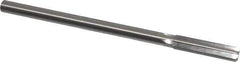 Made in USA - 0.427" High Speed Steel 6 Flute Chucking Reamer - Straight Flute, 0.373" Straight Shank, 1-3/4" Flute Length, 7" OAL - Apex Tool & Supply