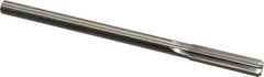 Made in USA - 0.429" High Speed Steel 6 Flute Chucking Reamer - Straight Flute, 0.373" Straight Shank, 1-3/4" Flute Length, 7" OAL - Apex Tool & Supply