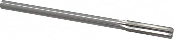 Made in USA - 0.443" High Speed Steel 6 Flute Chucking Reamer - Apex Tool & Supply
