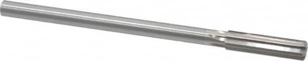 Made in USA - 0.444" High Speed Steel 6 Flute Chucking Reamer - Apex Tool & Supply