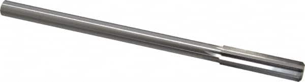 Made in USA - 0.446" High Speed Steel 6 Flute Chucking Reamer - Apex Tool & Supply