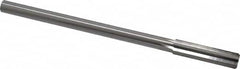 Made in USA - 0.448" High Speed Steel 6 Flute Chucking Reamer - Apex Tool & Supply