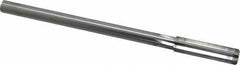 Made in USA - 0.451" High Speed Steel 6 Flute Chucking Reamer - Straight Flute, 0.373" Straight Shank, 1-3/4" Flute Length, 7" OAL - Apex Tool & Supply
