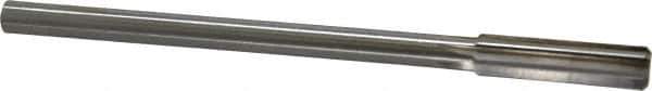 Made in USA - 29/64" High Speed Steel 6 Flute Chucking Reamer - Straight Flute, 0.373" Straight Shank, 1-3/4" Flute Length, 7" OAL - Apex Tool & Supply