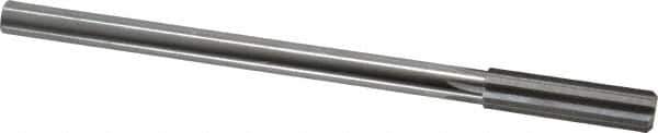 Made in USA - 0.461" High Speed Steel 6 Flute Chucking Reamer - Straight Flute, 0.373" Straight Shank, 1-3/4" Flute Length, 7" OAL - Apex Tool & Supply
