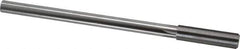Made in USA - 0.461" High Speed Steel 6 Flute Chucking Reamer - Straight Flute, 0.373" Straight Shank, 1-3/4" Flute Length, 7" OAL - Apex Tool & Supply