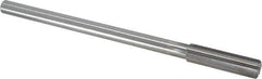 Made in USA - 0.467" High Speed Steel 6 Flute Chucking Reamer - Straight Flute, 0.373" Straight Shank, 1-3/4" Flute Length, 7" OAL - Apex Tool & Supply