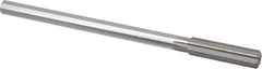 Made in USA - 0.468" High Speed Steel 6 Flute Chucking Reamer - Straight Flute, 0.373" Straight Shank, 1-3/4" Flute Length, 7" OAL - Apex Tool & Supply