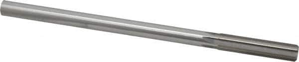 Made in USA - 15/32" High Speed Steel 6 Flute Chucking Reamer - Straight Flute, 0.373" Straight Shank, 1-3/4" Flute Length, 7" OAL - Apex Tool & Supply