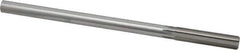 Made in USA - 15/32" High Speed Steel 6 Flute Chucking Reamer - Straight Flute, 0.373" Straight Shank, 1-3/4" Flute Length, 7" OAL - Apex Tool & Supply