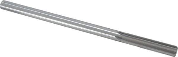 Made in USA - 0.471" High Speed Steel 6 Flute Chucking Reamer - Straight Flute, 0.373" Straight Shank, 1-3/4" Flute Length, 7" OAL - Apex Tool & Supply