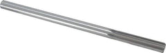 Made in USA - 0.471" High Speed Steel 6 Flute Chucking Reamer - Straight Flute, 0.373" Straight Shank, 1-3/4" Flute Length, 7" OAL - Apex Tool & Supply