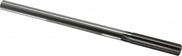 Made in USA - 0.472" High Speed Steel 6 Flute Chucking Reamer - Apex Tool & Supply