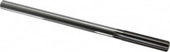 Made in USA - 0.472" High Speed Steel 6 Flute Chucking Reamer - Apex Tool & Supply