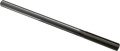 Made in USA - 0.474" High Speed Steel 6 Flute Chucking Reamer - Straight Flute, 0.4355" Straight Shank, 2" Flute Length, 8" OAL - Apex Tool & Supply
