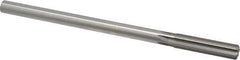 Made in USA - 0.477" High Speed Steel 6 Flute Chucking Reamer - Straight Flute, 0.4355" Straight Shank, 2" Flute Length, 8" OAL - Apex Tool & Supply