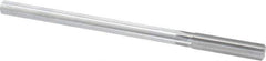 Made in USA - 0.478" High Speed Steel 6 Flute Chucking Reamer - Straight Flute, 0.4355" Straight Shank, 2" Flute Length, 8" OAL - Apex Tool & Supply