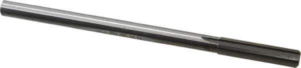 Made in USA - 0.479" High Speed Steel 6 Flute Chucking Reamer - Straight Flute, 0.4355" Straight Shank, 2" Flute Length, 8" OAL - Apex Tool & Supply