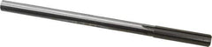 Made in USA - 0.479" High Speed Steel 6 Flute Chucking Reamer - Straight Flute, 0.4355" Straight Shank, 2" Flute Length, 8" OAL - Apex Tool & Supply