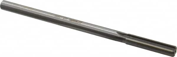 Made in USA - 0.484" High Speed Steel 6 Flute Chucking Reamer - Apex Tool & Supply