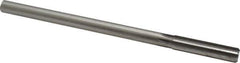 Made in USA - 0.485" High Speed Steel 6 Flute Chucking Reamer - Straight Flute, 0.4355" Straight Shank, 2" Flute Length, 8" OAL - Apex Tool & Supply