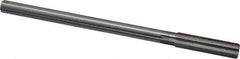 Made in USA - .504 Dia High Speed Steel 6 Flute Chucking Reamer - Straight Flute, 0.4355" Straight Shank, 2" Flute Length, 8" OAL - Apex Tool & Supply