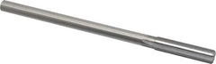 Made in USA - 0.505" High Speed Steel 6 Flute Chucking Reamer - Straight Flute, 0.4355" Straight Shank, 2" Flute Length, 8" OAL - Apex Tool & Supply