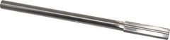 Made in USA - 0.53" High Speed Steel Chucking Reamer - Straight Flute, Straight Shank - Apex Tool & Supply