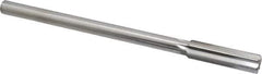 Made in USA - 0.548" High Speed Steel Chucking Reamer - Straight Flute, Straight Shank - Apex Tool & Supply