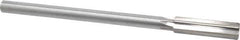 Made in USA - 0.55" High Speed Steel Chucking Reamer - Straight Flute, Straight Shank - Apex Tool & Supply