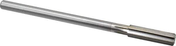 Made in USA - 0.551" High Speed Steel Chucking Reamer - Straight Flute, Straight Shank - Apex Tool & Supply