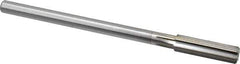Made in USA - 0.551" High Speed Steel Chucking Reamer - Straight Flute, Straight Shank - Apex Tool & Supply